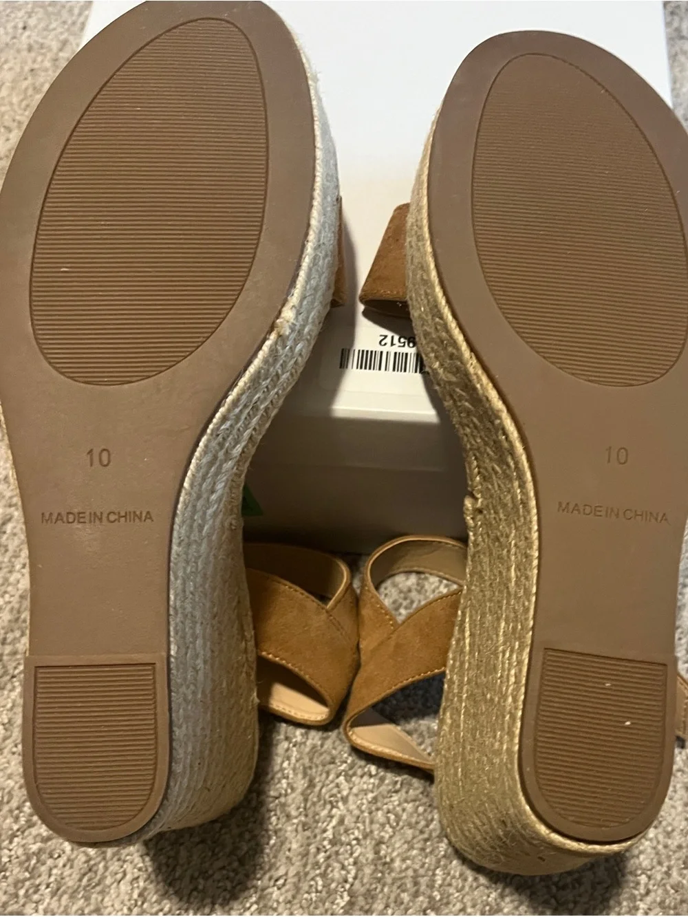 VICKI·VICKI Platform Sandals Wedge Ankle Strap Open Toe Sandals 10. 2331-2